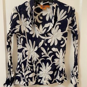 Tory Burch floral blouse